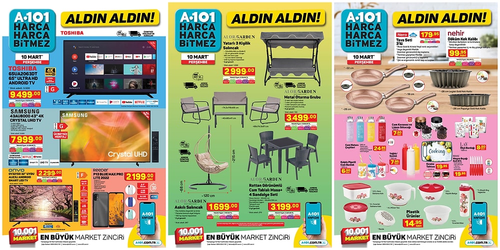 10 Mart 2022 A101 Aldın Aldın Kataloğu