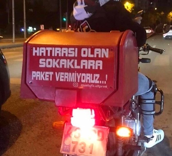 16. Yemek siparişi verirken dikkat...