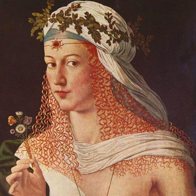 Antik Yunan’da tanrıları, Antik Roma’da ise fahişe olarak çalışan kadınları simgeleyen sarı saç, Orta Çağ’ın ortalarına gelindiğinde yeni bir temsil boyutu kazanmıştır.