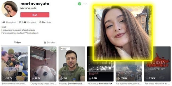 Ukraynalı Marta'nın Paylaştığı TikTok Videoları Bir Gecede Milyonlara Ulaştı!