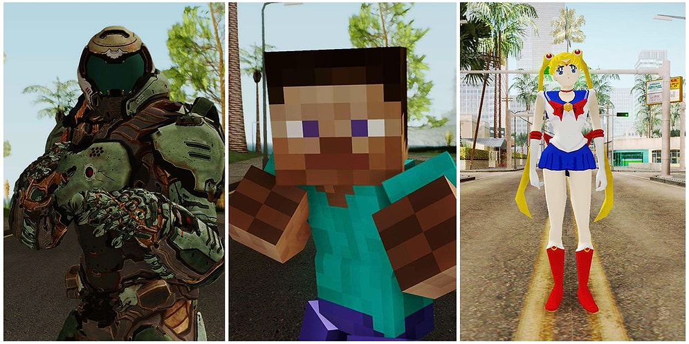 GTA: San Andreas Modlarının Sınır Tanımadığına Dair Kanıt Niteliğinde 11 Karakter Modu