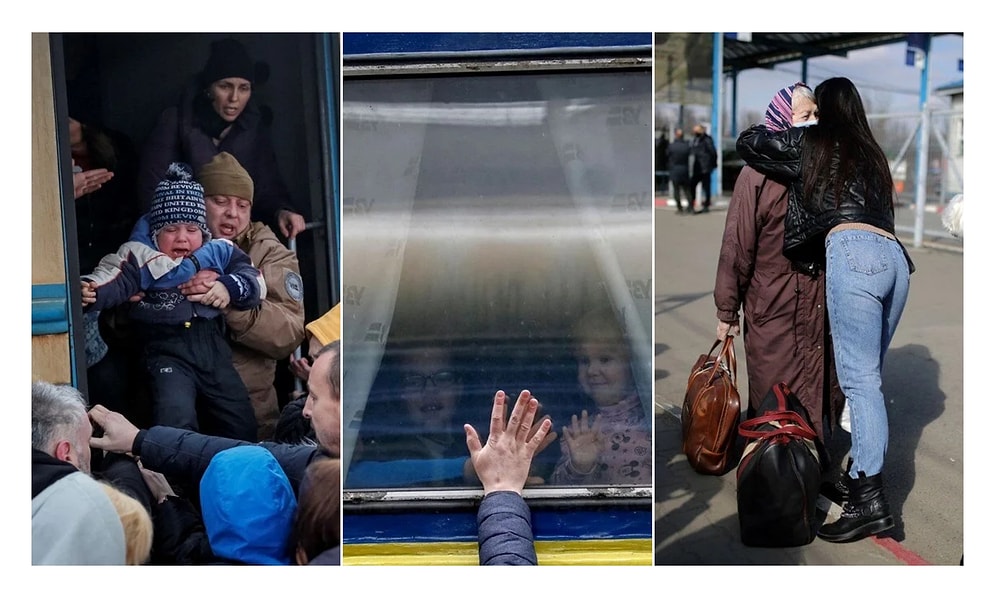 Bazı Şehirlerde Tahliye Ertelendi: Objektiflere Yansıyanlarla Ukrayna'dan Kaçış