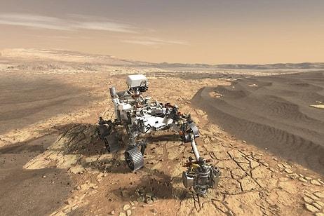 NASA'nın Mars'taki Perseverance Uzay Aracının Tekerine Taş Girdi