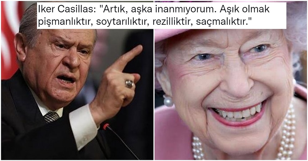 Devlet Bahçeli'nin Sesiyle Okunan Aşk Zırvalarından Kraliçe İlelebeth'e Son 24 Saatin Viral Tweetleri