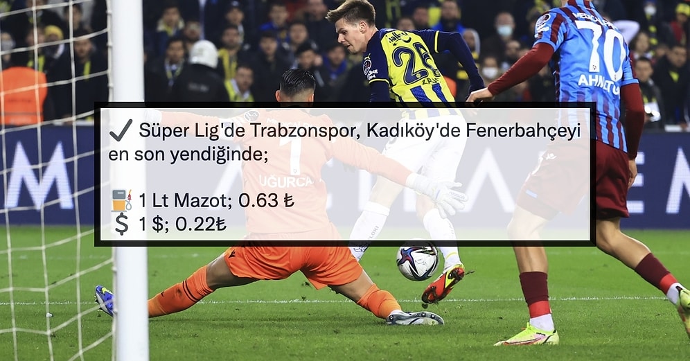 72 Dakika 10 Kişi Oynayan Fenerbahçe'nin Sahasında Trabzonspor ile Berabere Kalması Sosyal Medyanın Gündeminde