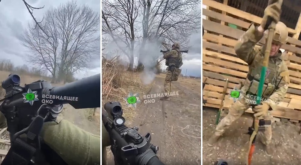 Sanki Oyun Gibi: Ukraynalı Askerin Gövde Kamerasından Rus Tankını Etkisiz Hale Getirdikleri Görüntüler