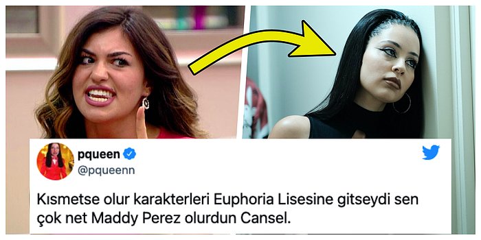 Twitch'in Kraliçesi Pqueen Kısmetse Olur Cansel'i Euphoria'nın Hırs Küpü Karakteri Maddy'e Benzetti