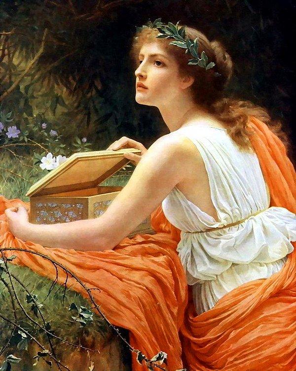 Bundan önceki yazımda değindiğim; Pandora'nın kutusu efsanesini MÖ 700 yılında Yunan didaktik şair Hesiod, 'Tüm Hediyeler' anlamına gelen, ilk kadın `Pandora` ile ilgili bu hikayeyi, `İşler ve Günler` adında, Prometheus efsanesiyle birleştirdigi bir şiirde, kardeşi için yazmıştı.