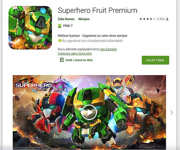 Superhero Fruit Premium