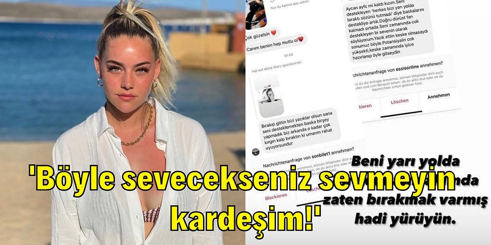 Survivor'dan Ayrılan Aycan Yanaç Kendisine Gelen Mesajları İfşa Ederek Ateş Püskürdü