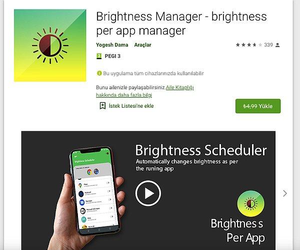 Brightness Manager – brightness per app manager