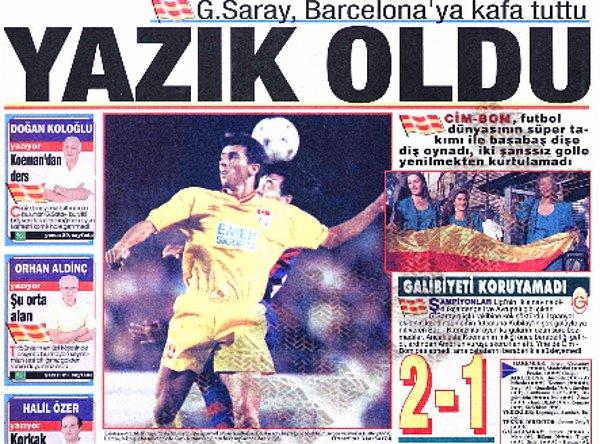 Barcelona 2-1 Galatasaray (14 Eylül 1994)