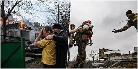 Yüzbinlerce Kişi Ülkeyi Terk Etti: 13. Gününde Ukrayna'da Bombardıman, Yıkım ve Kaçışın Fotoğrafları