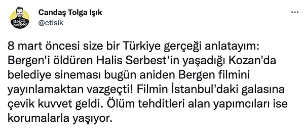 15. Bir film için bile mücadele vermelisiniz.