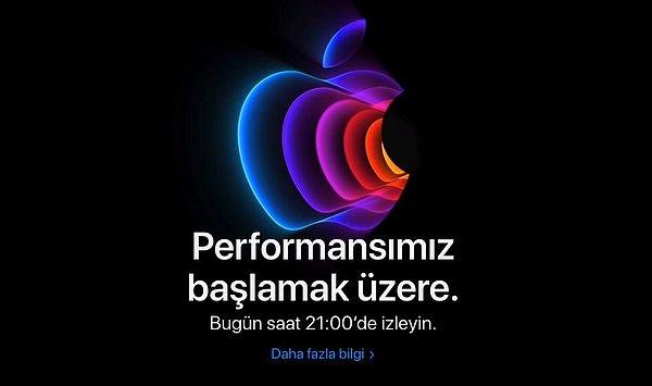 8. Apple’ın çevrimiçi mağazası bu akşam gerçekleştirilecek ‘Pek Performance’ etkinliğinde tanıtılması beklenen iPhone SE 3 ve yeni iPad’ler için kapatıldı.