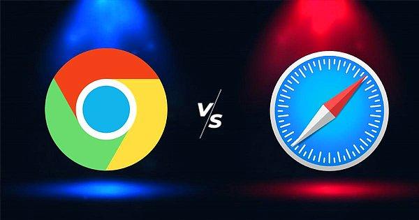 9. Dünyanın en popüler internet tarayıcısı unvanına sahip olan Google Chrome, bu sefer de Apple cihazların yerleşik tarayıcısından daha iyi performans sergiledi.