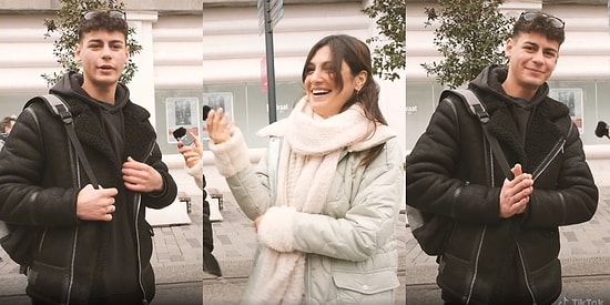 'Bize Kadınları Sevmemiz Öğretildi' Diyen Genç, Sevgilisi Olmasına Rağmen Muhabir Kadınla Flörtleşmeye Çalıştı