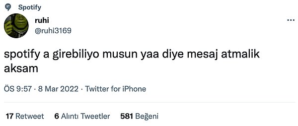 Güzel bahane...