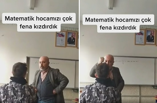 Kendi Aralarında Konuşup Matematik Hocasını Sinirlendiren Gencin Basit Ama Hileli Bir Soruyu Bilemediği Anlar