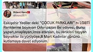 Çocuk Parkındaki Renklerden LGBT Sembolü Çıkarıp Kadınları Aşağılayan AKP Yöneticisine Kapak Gibi Yanıt Geldi