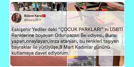 Çocuk Parkındaki Renklerden LGBT Sembolü Çıkarıp Kadınları Aşağılayan AKP Yöneticisine Kapak Gibi Yanıt Geldi
