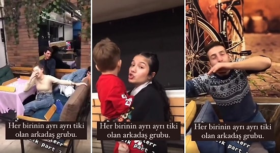 Her Birinin Ayrı Tiki Bulunan Arkadaş Grubunun Tik Krizine Girdikleri Anlar