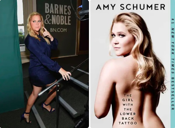 7. Сообщается, что в 2015 году Эми Шумер получила аванс в размере 8 миллионов долларов за «Девушку с татуировкой на пояснице».