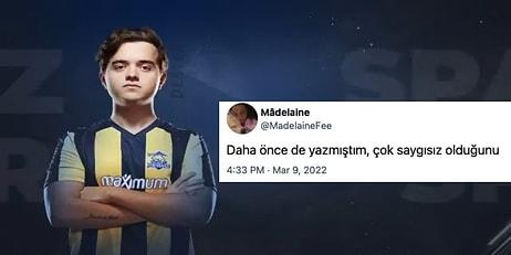 Fenerbahçe Espor'un League of Legends Oyuncusu Sparz'ın Bir Maç Esnasında Ettiği Küfürler Tepki Topladı