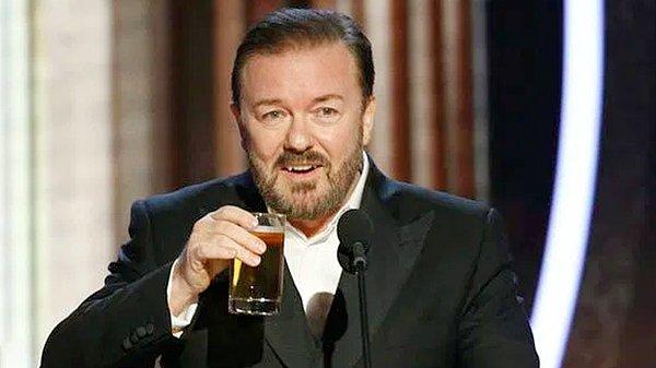 6. Ricky Gervais çıplaklık içeren hiçbir sahneyi asla oynamayacağını söylüyor.