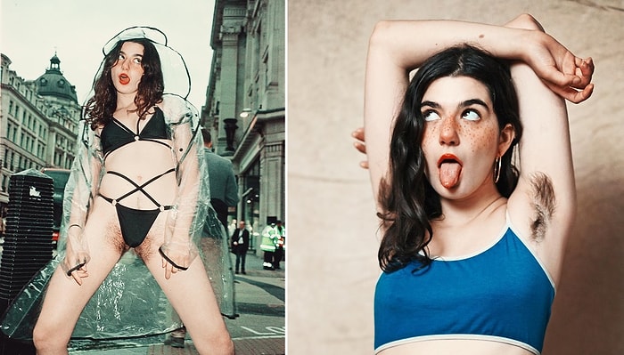 Vücut Kıllarını Almayı Reddeden OnlyFans Modeli, Bikinileri ile Londra Metrosunda Dans Etti