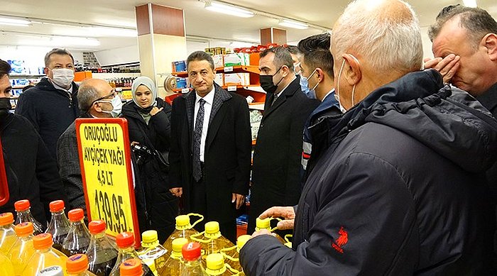 Sinop Valisinden BİM Çalışanına Ayçiçek Yağı Stoğu Tehdidi: 'Hayatınızı Yaşanmaz Yaparız Ona Göre'