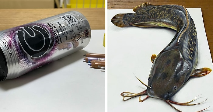 20 рисунков от японской художницы, которые похожихи на оптические иллюзии