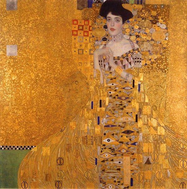 12. Portrait of Adele Bloch-Bauer I - Gustav Klimt