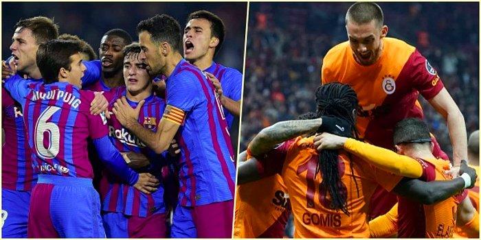 İlk 11'ler Belli Oldu! Galatasaray, UEFA Avrupa Ligi Son 16 Turu'nda Barcelona ile Karşılaşacak