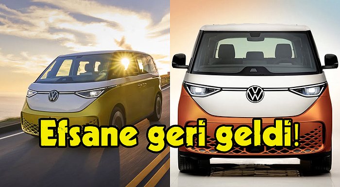 Volkswagen'in T1 Efsanesi Yenilenmiş ve Elektrikli Haliyle Geri Döndü! Yeni Minibüs ID. Buzz Tanıtıldı