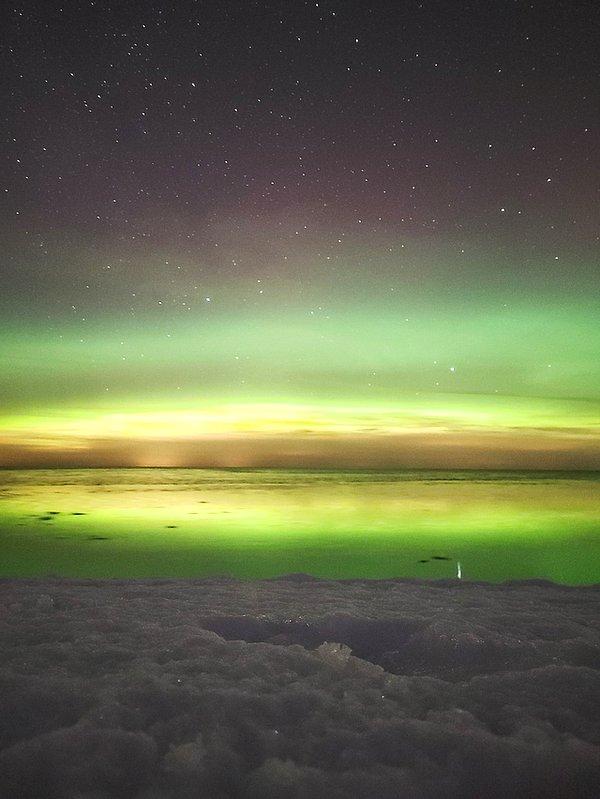 9. Baltık Denizi'nin üstündeki kuzey ışıkları - Estonya:
