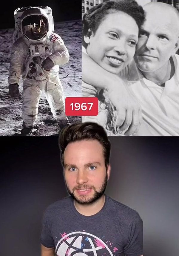 6. Пока Соединенные Штаты работали над отправкой людей на Луну, межрасовые браки все еще были незаконными в 16 штатах.