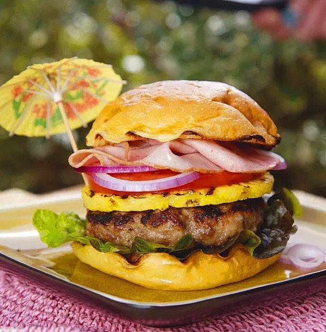 7. Hawaiian burger