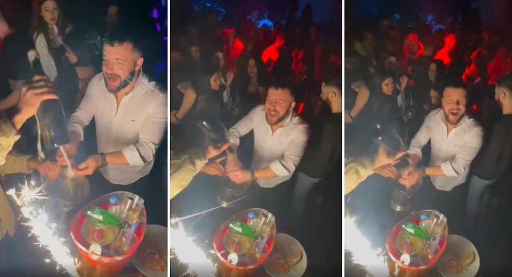 Gece Kulübünde Alkolle Elini Yıkayan Adamın 'Ben Az Önce Ne İzledim?' Dedirten Anları