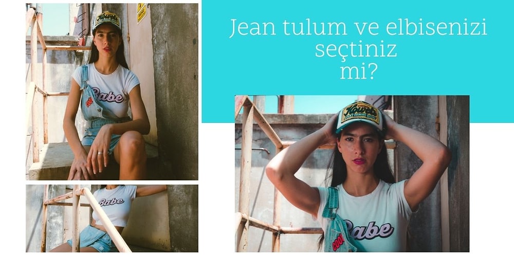 Jean Modasının Eskimeyen Parçası Olan 12 Tulum ve Elbise Modeli