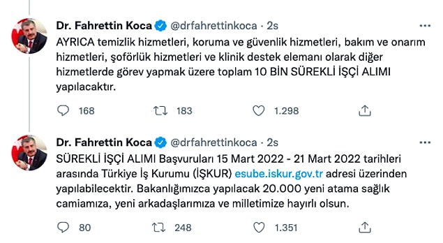 Sağlık Bakanlığı Sürekli İşçi Alım Başvuruları Ne Zaman, Nereden Yapılacak?
