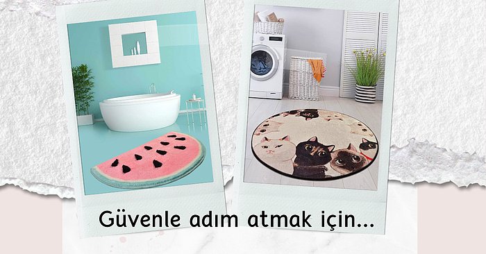 Banyonuzu Özelleştirin! Zevkinize Uyum Sağlayacak Kaydırmaz Özellikli Banyo Halıları