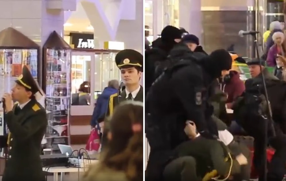 St. Petersburg'da Savaş Karşıtı, Barış Yanlısı Şarkı Söylemek İsteyen Grubu Rus Güçleri Paket Etti İddiası