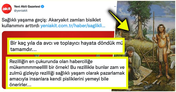 Burnunu Sokmadığı Konu Kalmayan Yeni Akit'in Akaryakıt Zamlarının Ardından Yaptığı Akıllara Ziyan Paylaşım