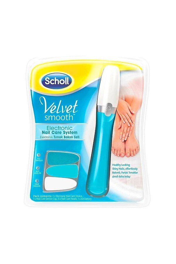 9. Scholl Velvet Smooth tırnak bakım setini, hem el hem de ayak tırnaklarınızda mükemmel görünüm için kullanabilirsiniz.