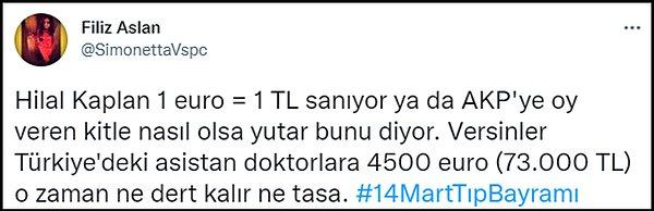 Türk Lirasının yabancı para birimleri karşısındaki değersizliğini hesaba katmayan ve birim karşılaştırması yapan Kaplan'a Twitter kullanıcıları böyle tepki gösterdi. 👇