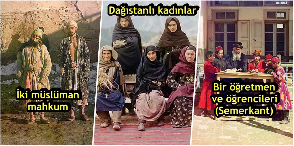 1910 Rusya'sında Yaşamış Müslümanların Hayatlarından Kesitler Sunan 23 Çarpıcı Fotoğraf