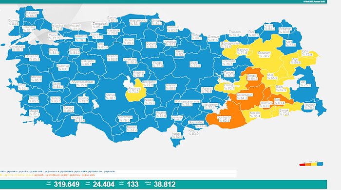 Günün Koronavirüs Tablosu: 24 Bin 404 Yeni Vaka, 133 Can Kaybı