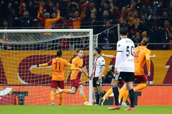 Kalan sürelerde başka gol olmadı ve maç 2-1 Galatasaray'ın üstünlüğüyle sona erdi.