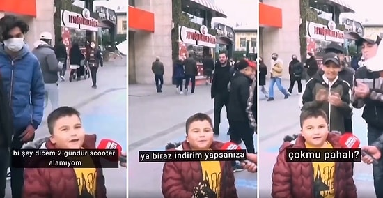 7 Yaşındaki Çocuk: '2 Gündür Scooter Alamıyorum, Biraz İndirim Yapsanıza Bir Şeyler Alabilsek'